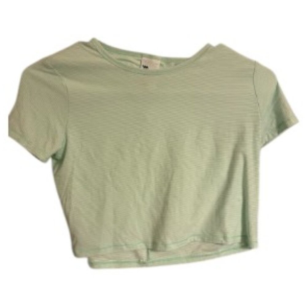 NWT All in Motion Teal Cropped Athletic Top - Size S